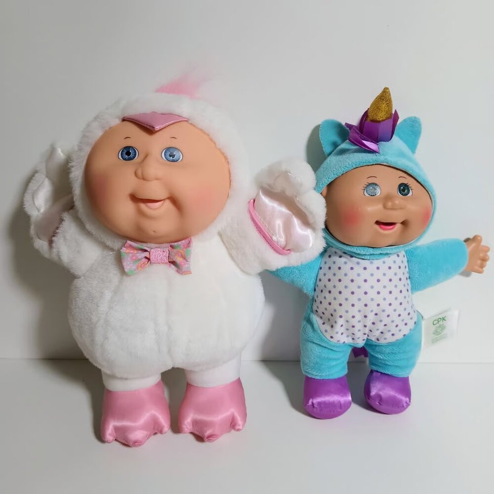 Vintage Cabbage Patch Kids Easter Babyland Chick and Unicorn Kid
